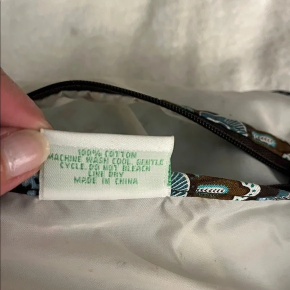 Vera Bradley Floral Quilted Cosmetic Bag - Picture 6 of 6